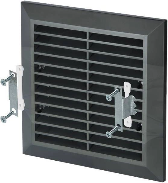 AWENTA Graphite ventilation grille with mesh