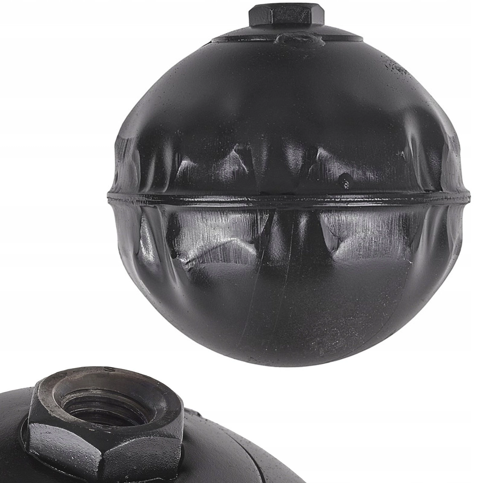 Chimney sweep ball with M12 nut