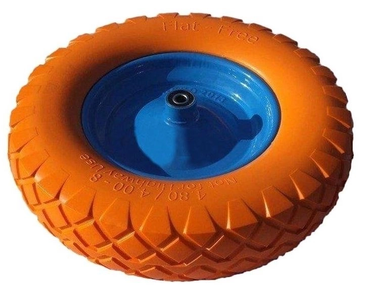 AW NEAR PNEU. FOAM 400/METAL.BED+AXLE
