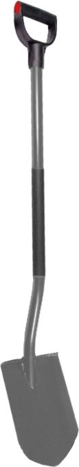 GARDENING SPADE SHARP METAL HANDLE /AW