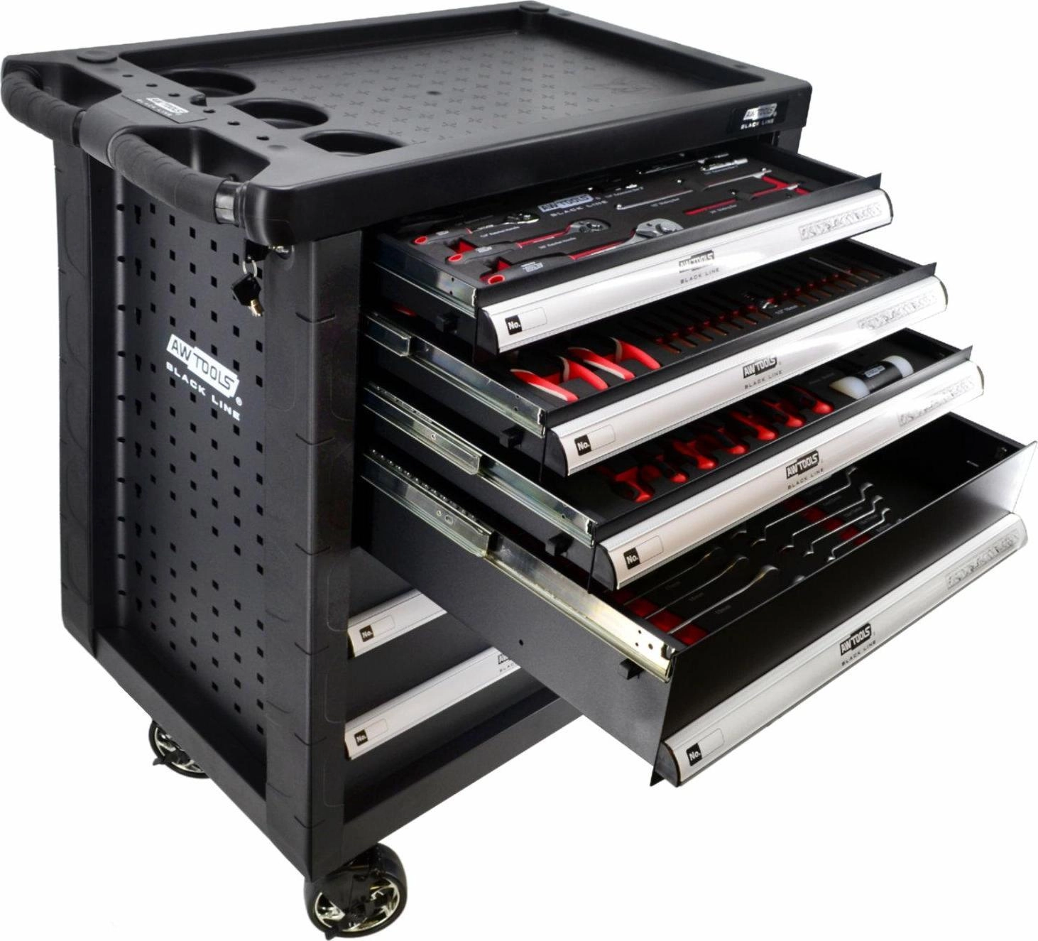 AWTools tool trolley 6 drawers with