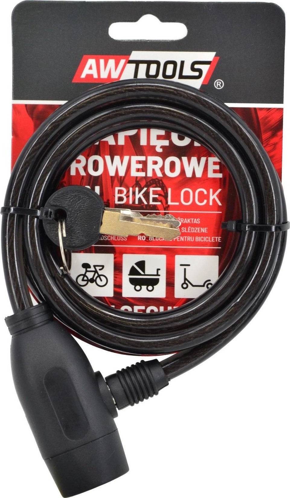 AWTOOLS BIKE LOCK fi 8 x