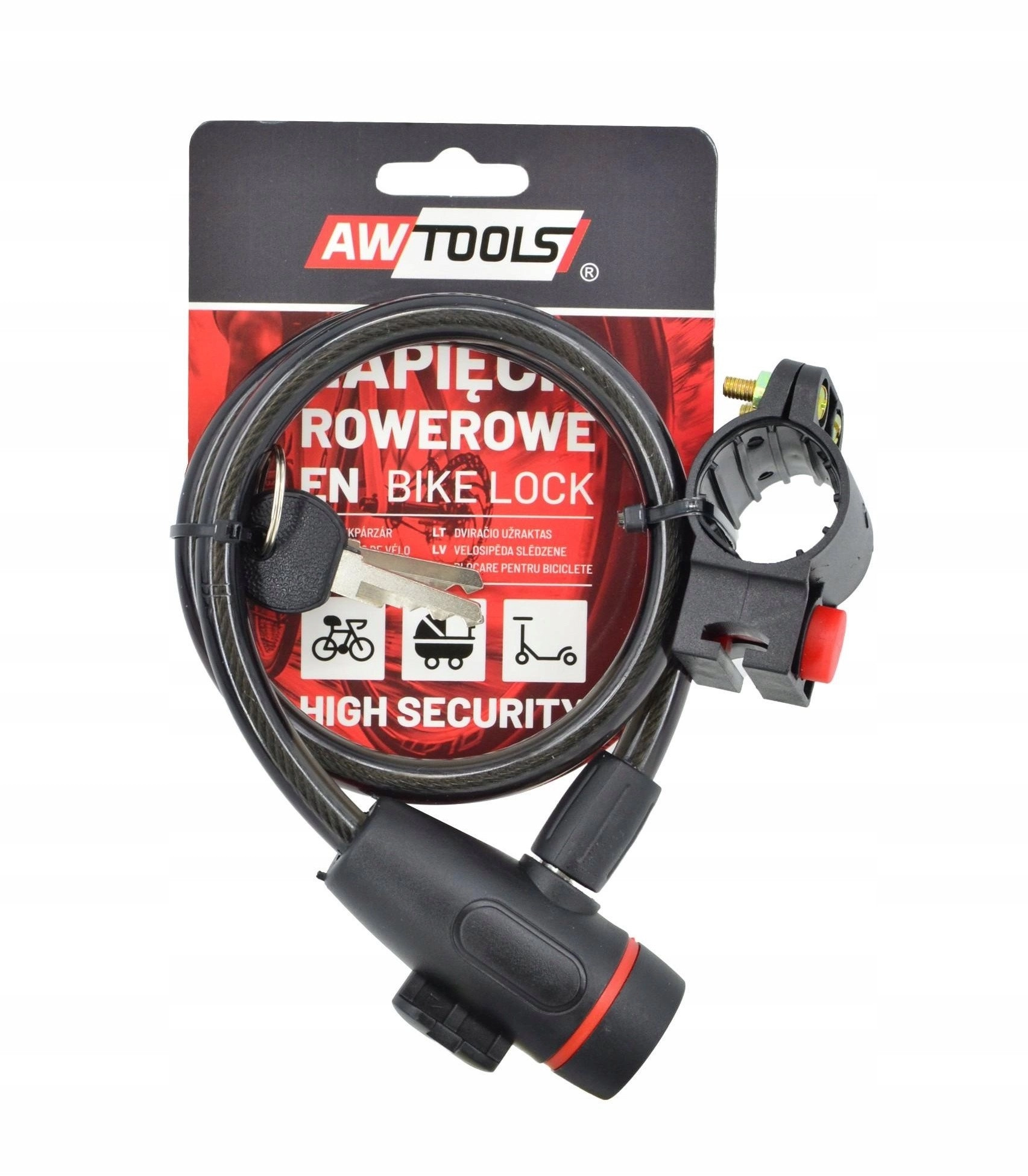AWTOOLS BIKE LOCK fi 10 x