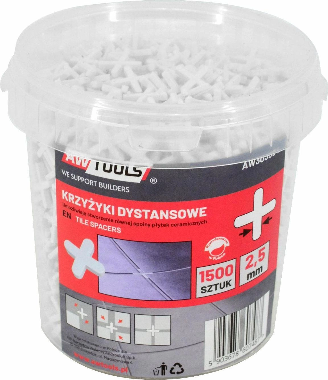 AWTools AWTOOLS KRZYċYKI DYSTANSOWE 1 0mm