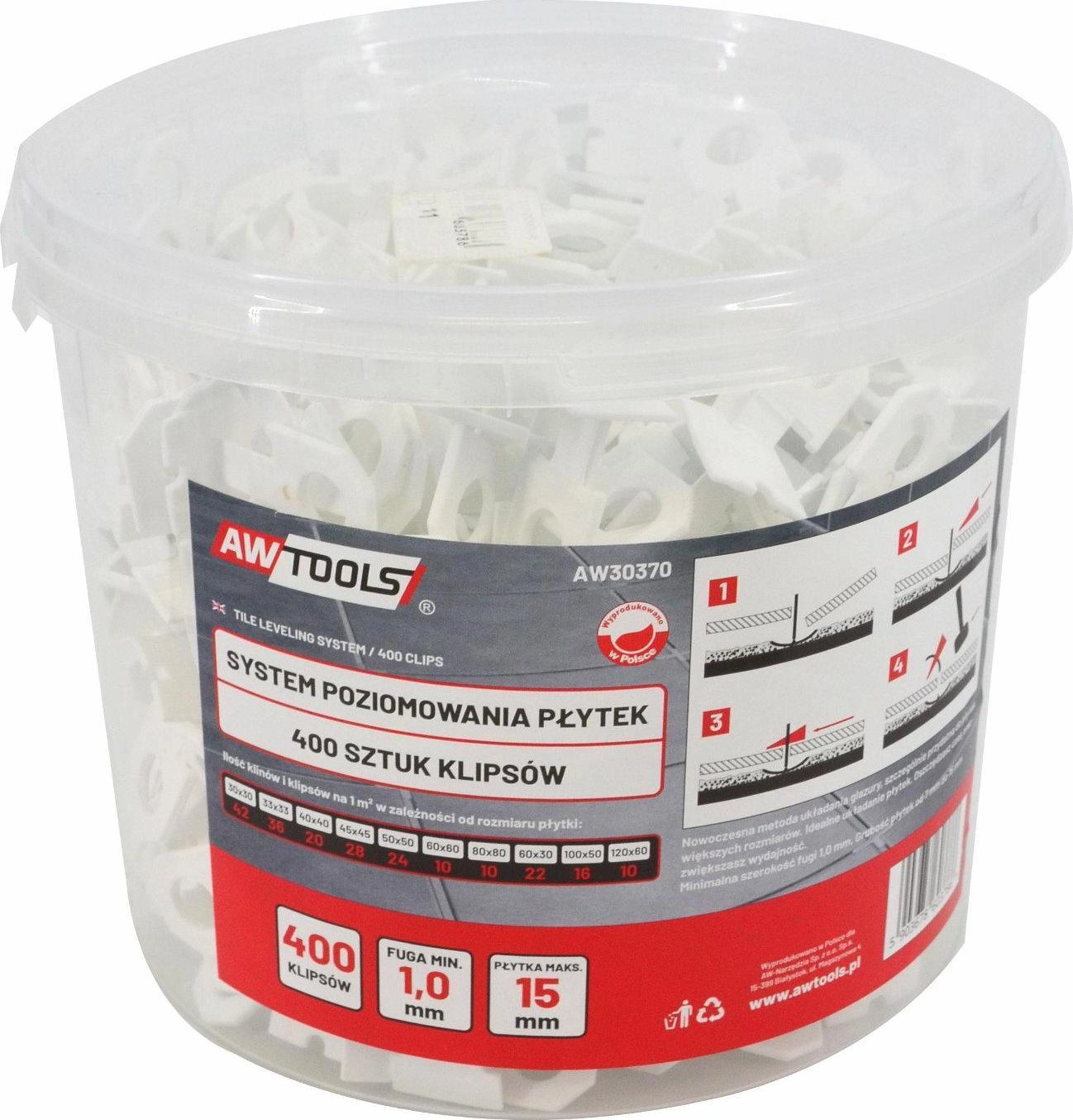 AWTools AWTOOLS STANDARD TILE LEVELING SYSTEM