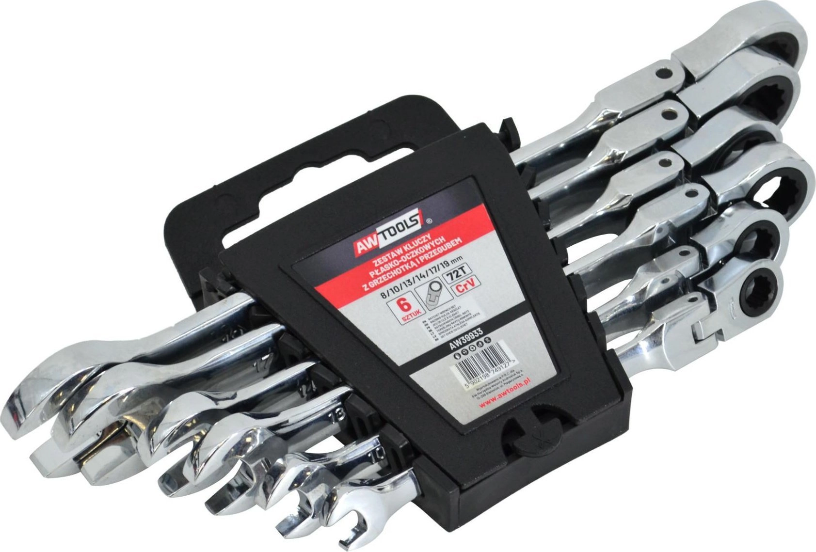 AWTOOLS COMBINATION WRENCHES WITH RATCHET  ARTICULATED