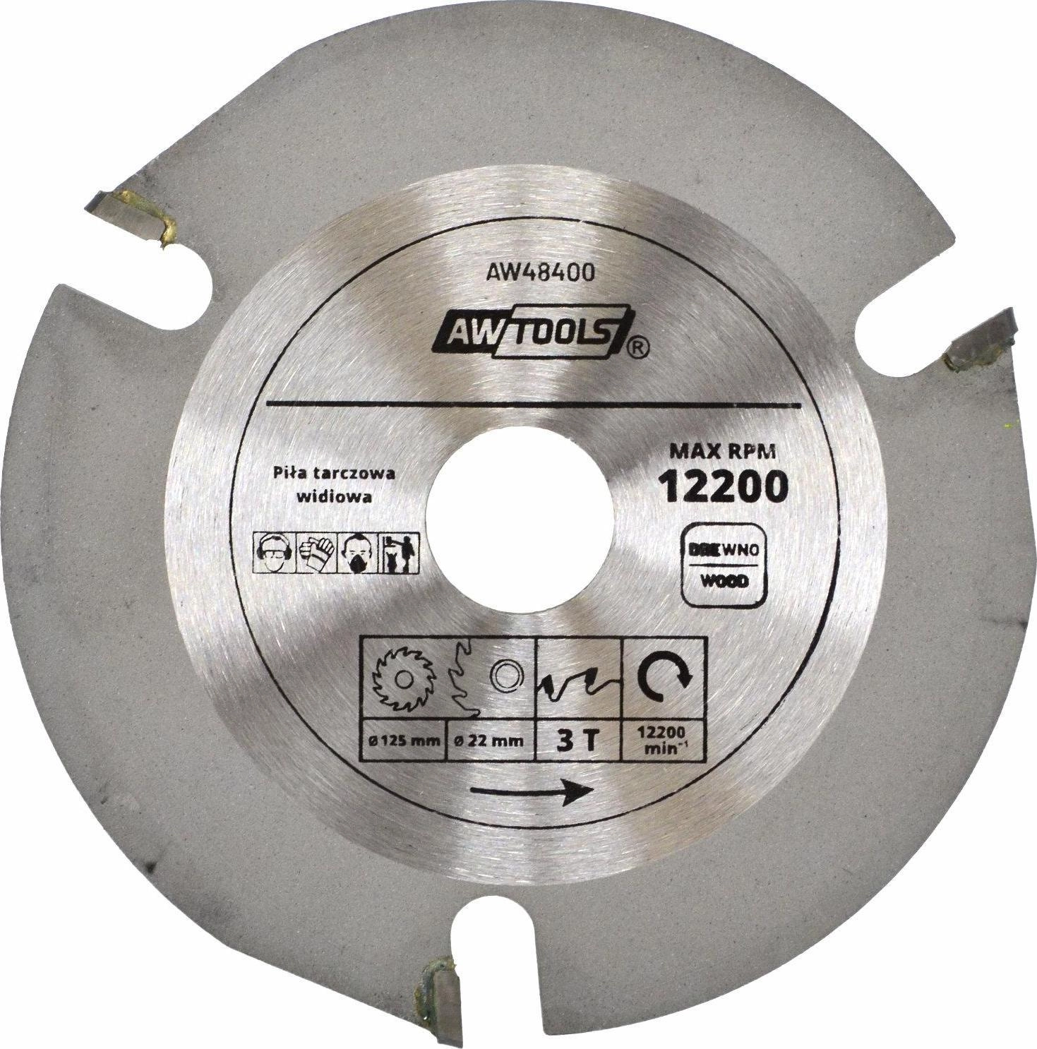 AWTools AWTOOLS PIŁA TARCZOWA WIDIOWA TCT
