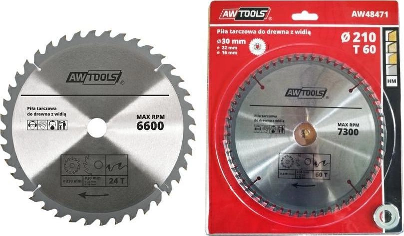 AWTools Piła tarczowa z widią do