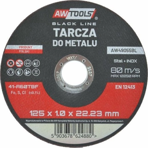 AWTools AW DISC FOR METAL 125*1