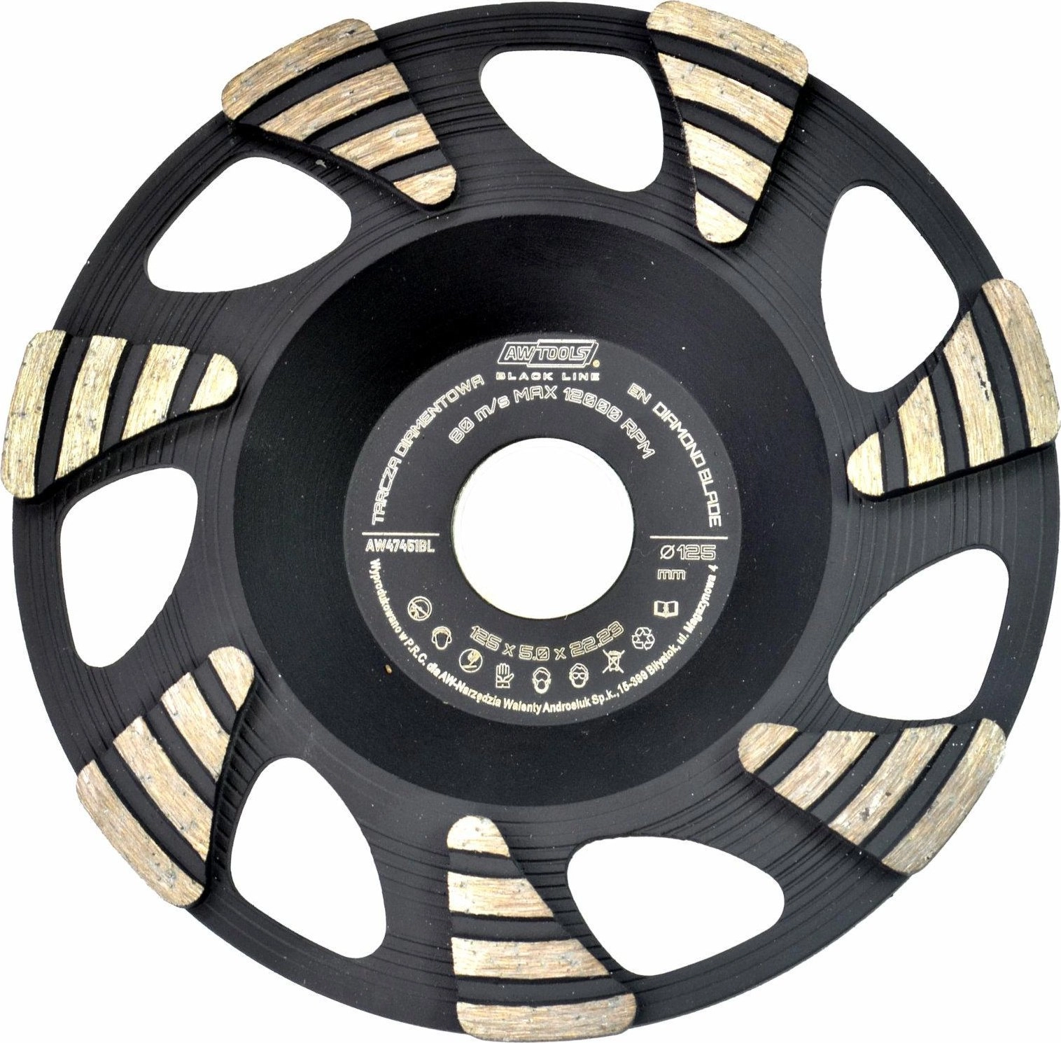 AWTools AWTOOLS TURBO DIAMOND GRINDING DISC