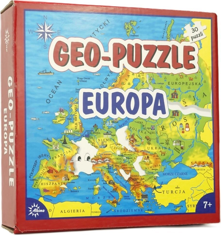 Abino Educational puzzle Geo-Puzzle Europe (