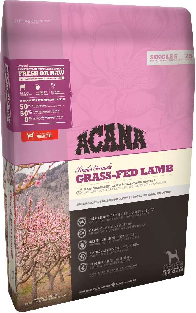 Acana Grass-fed Lamb Recipe 064992570606 15205