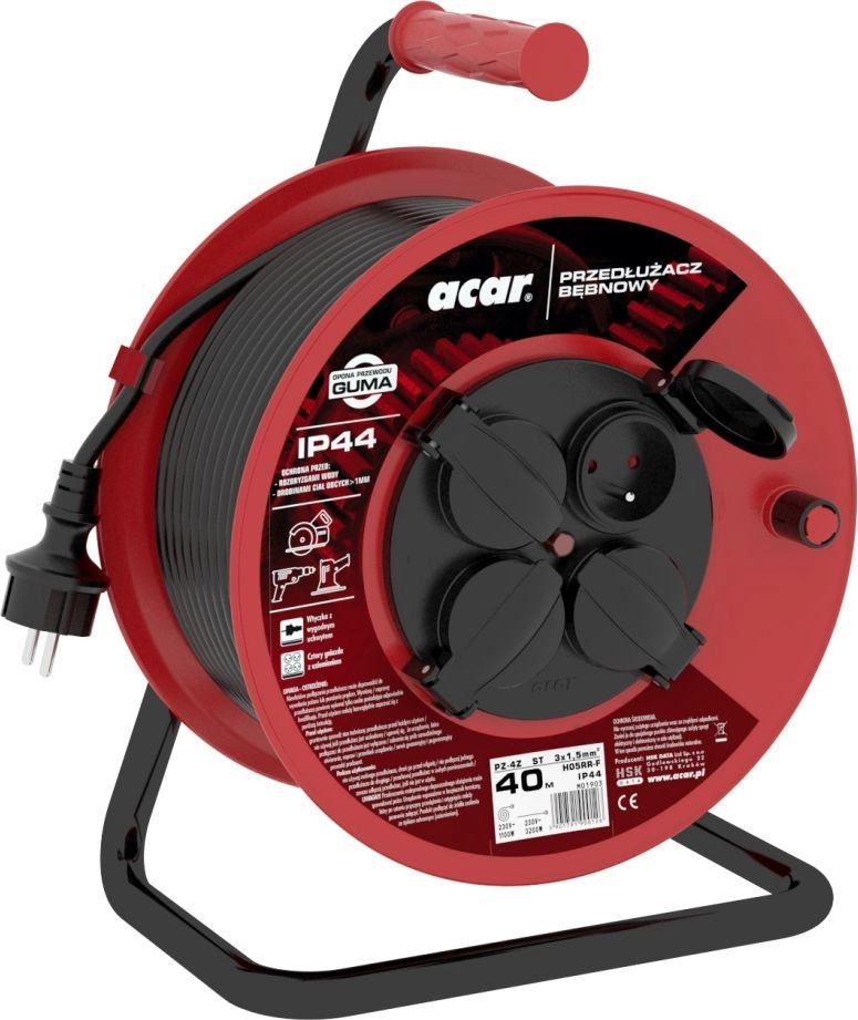 Acar Przedłużacz bębnowy Acar M01903 40m
