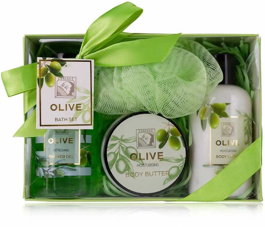 Accentra Bath set OLIVE in paper