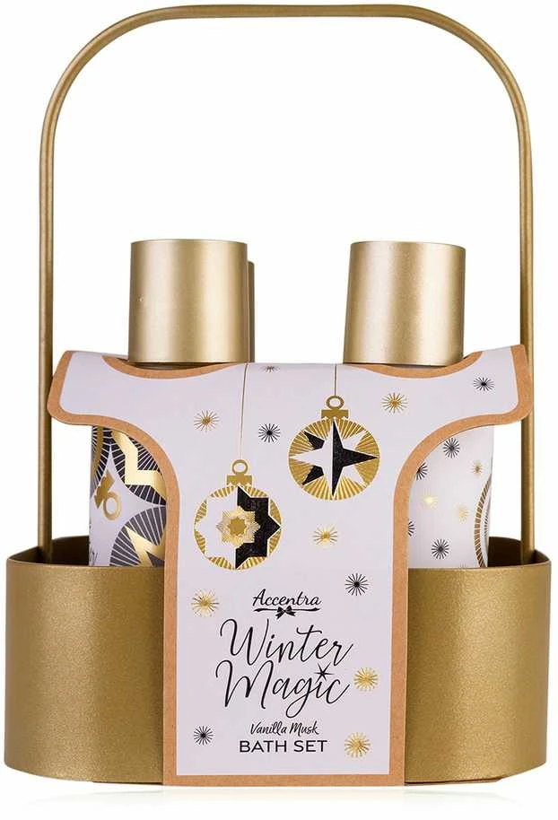 Accentra Vonios rinkinys WINTER MAGIC metaliniame