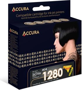 Brother LC1280/1240/1220XLY 20ml Yellow AC-B1280Y 5907629212256