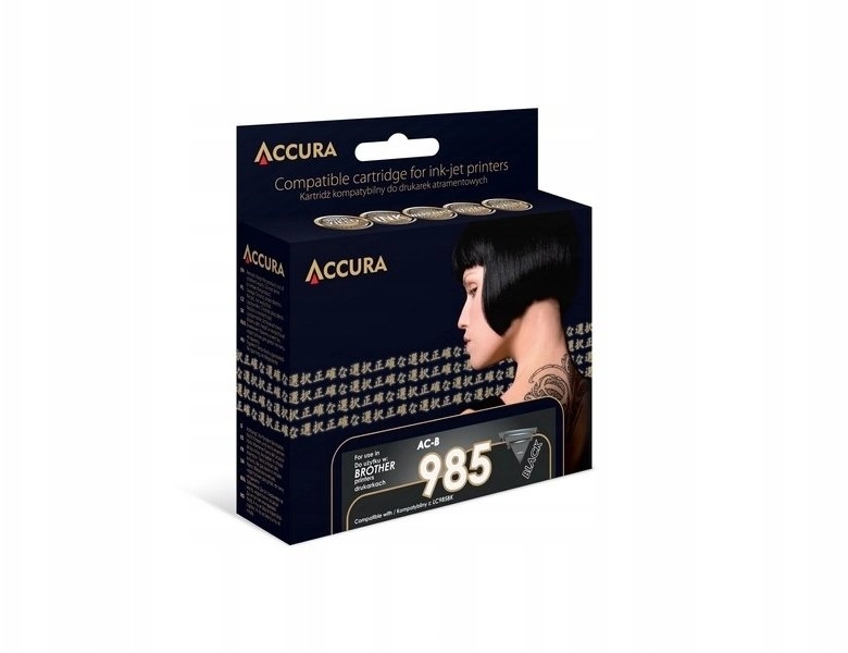 Accura ink Brother (LC985BK) zamiennik XL