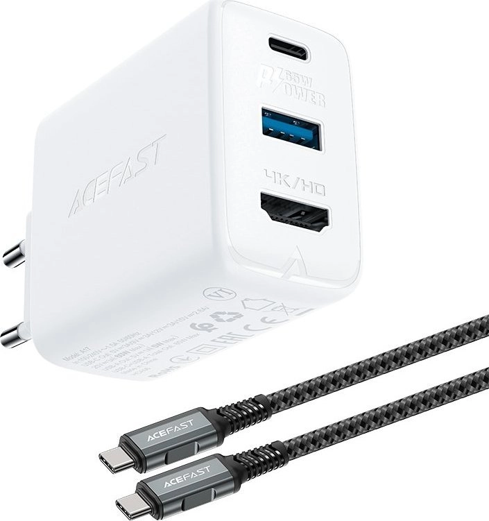 Acefast 2in1 GaN 65W USB Type