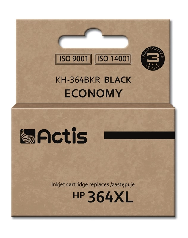 Actis KH-364BKR ink (replacement for HP