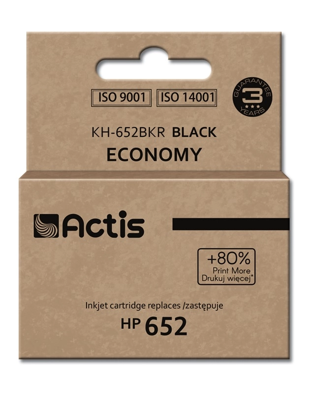 Actis KH-652BKR ink (replacement for HP