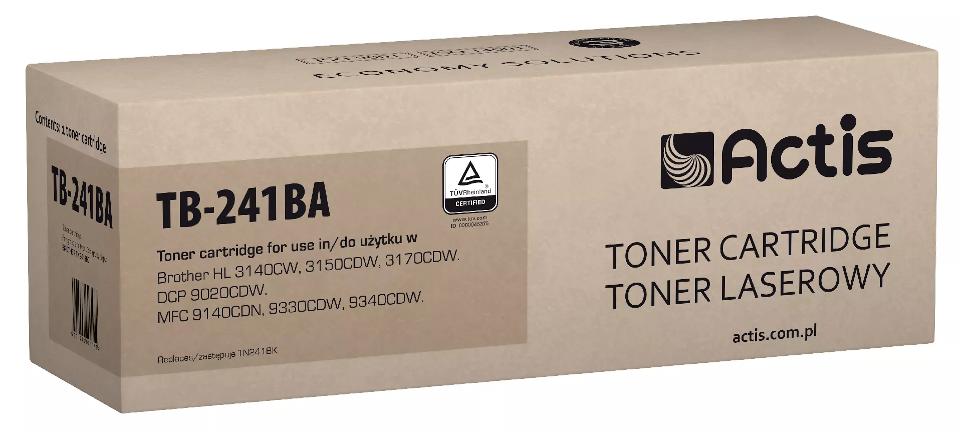 Actis TB-241BA toner (replacement for Brother
