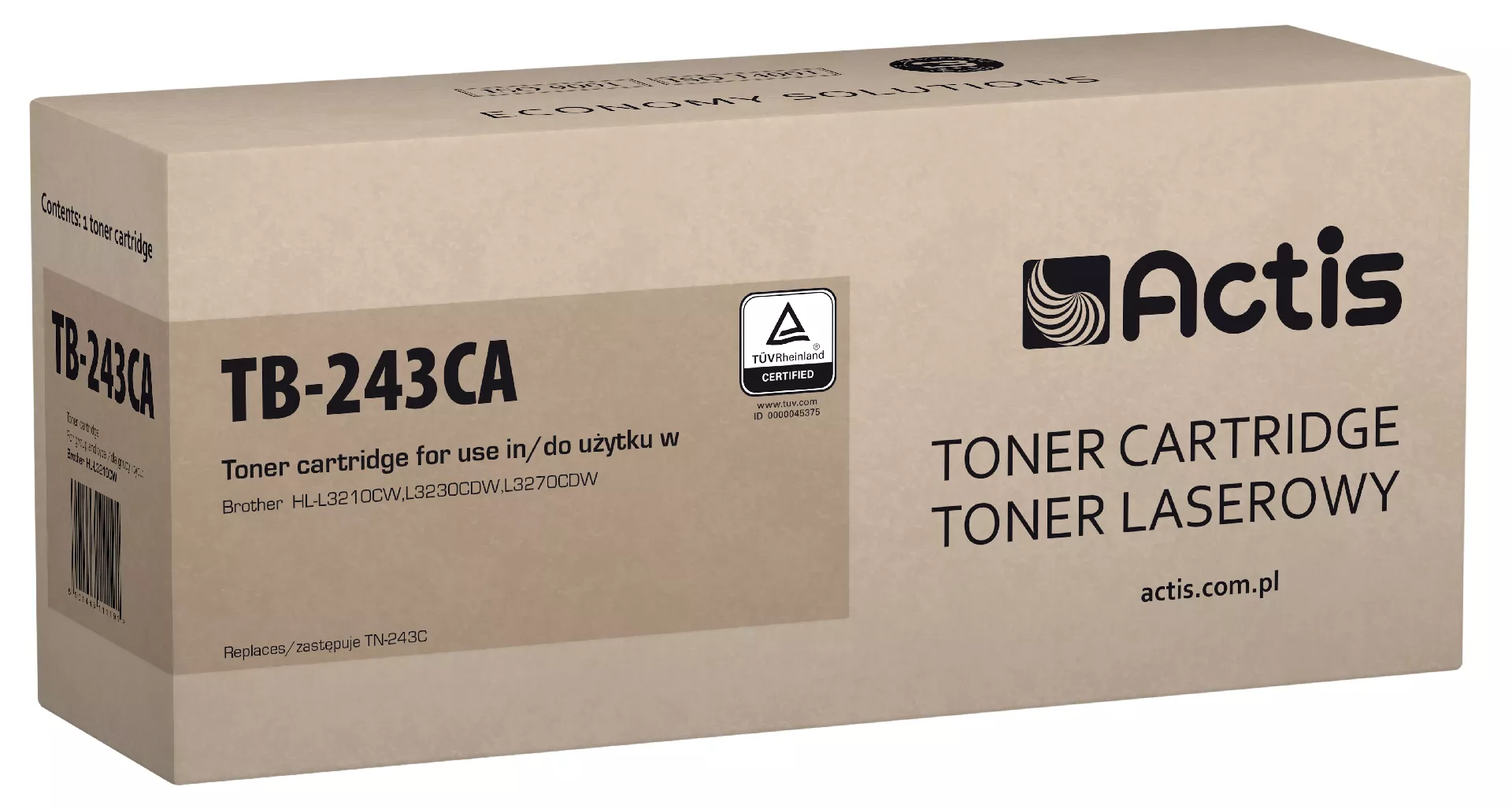Actis TB-243CA toner (replacement for Brother