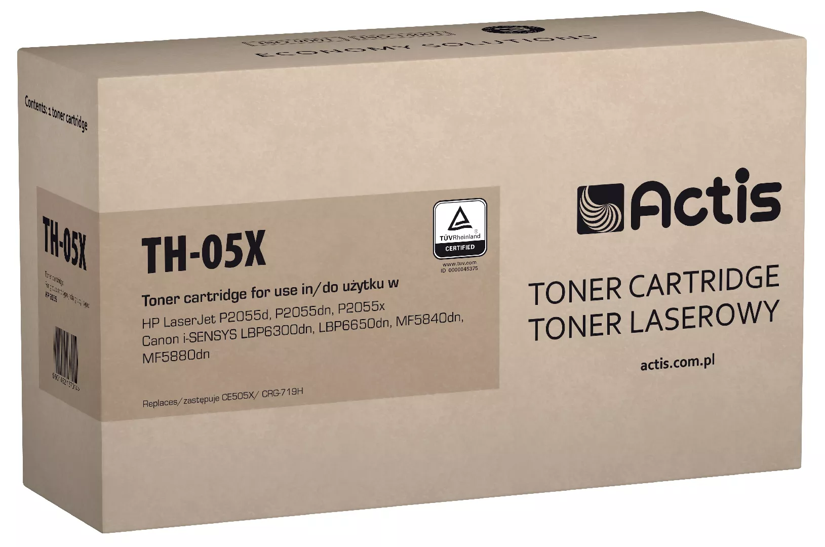 Actis TH-05X toner (replacement for HP