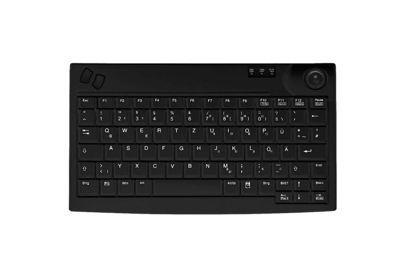 Active Key AK-440 tastatūra Birojs USB QWERTZ Vācu Melns