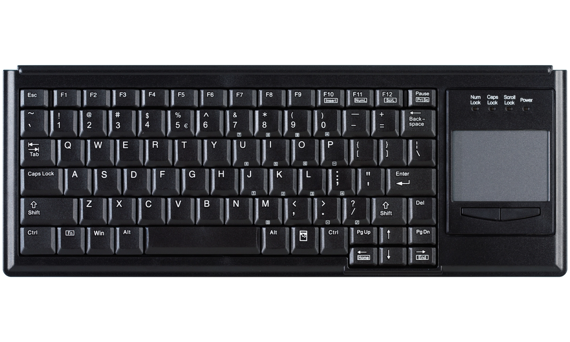 Active Key AK-4400-G tastatūra USB QWERTY Melns