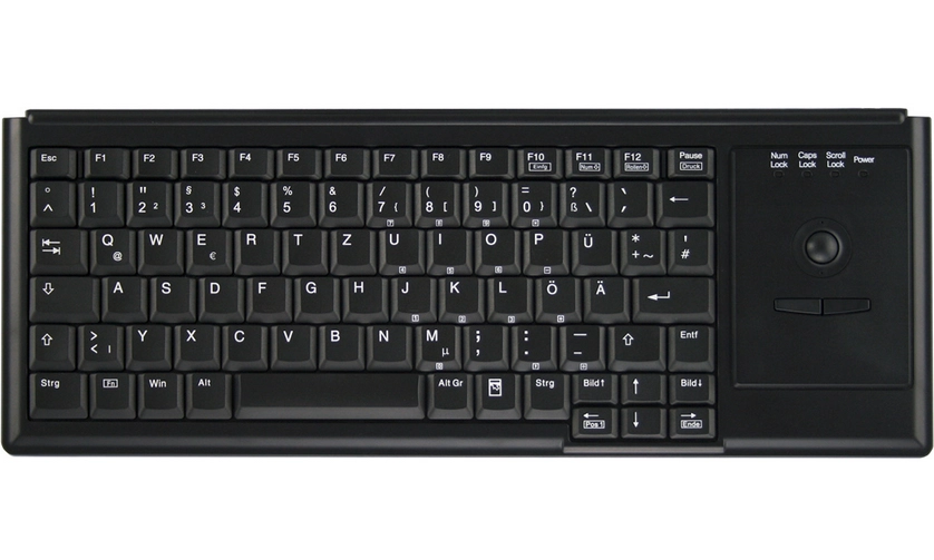 Active Key AK-4400-TU tastatūra USB QWERTZ Vācu Melns