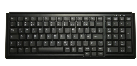 Active Key AK-7000 tastatūra Mājas USB QWERTZ Vācu Melns