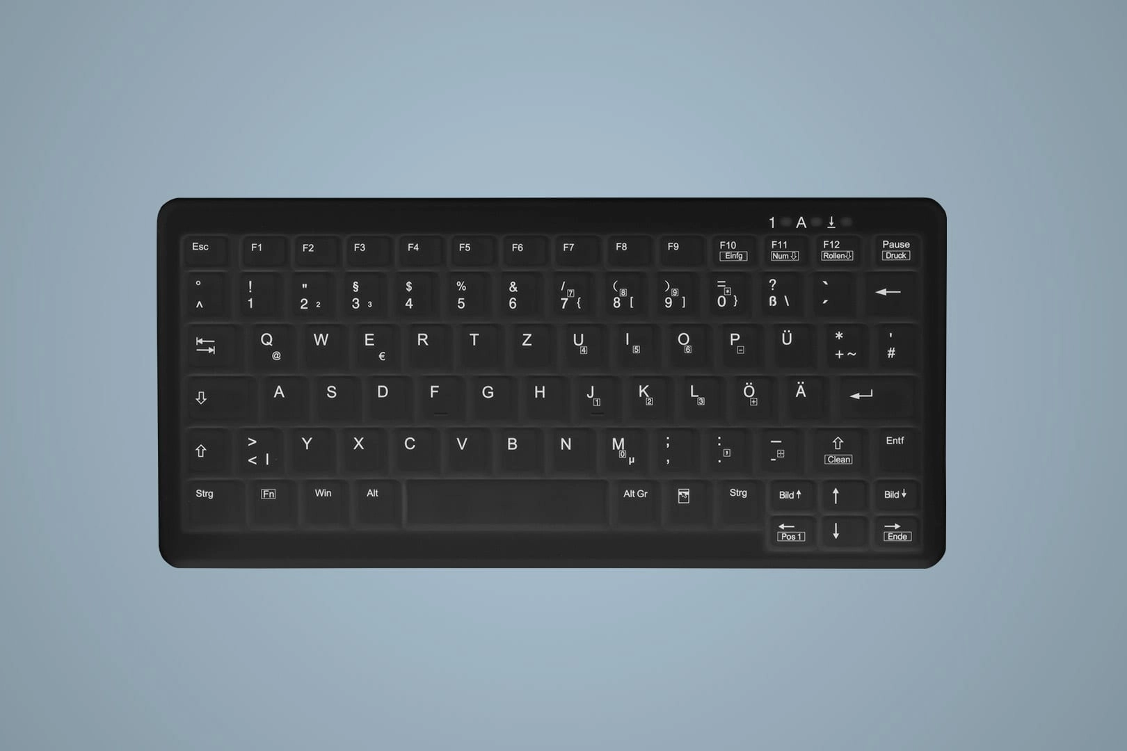 Active Key AK-C4110 tastatūra Rūpniecisks USB Vācu Melns