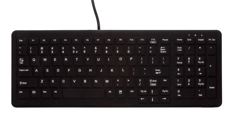 Active Key AK-CB7000F tastatūra Birojs USB QWERTZ Vācu Melns