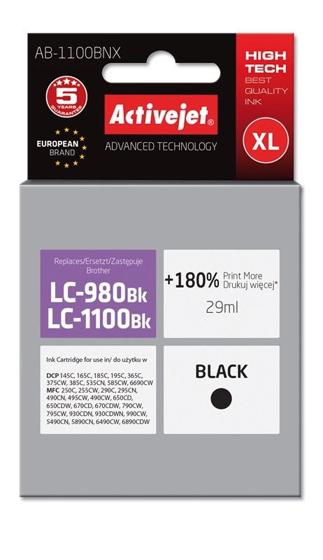 Activejet AB-1100BNX ink (replacement for Brother