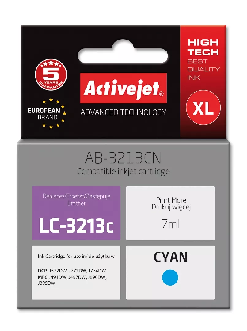 Activejet AB-3213CN printer ink for Brother