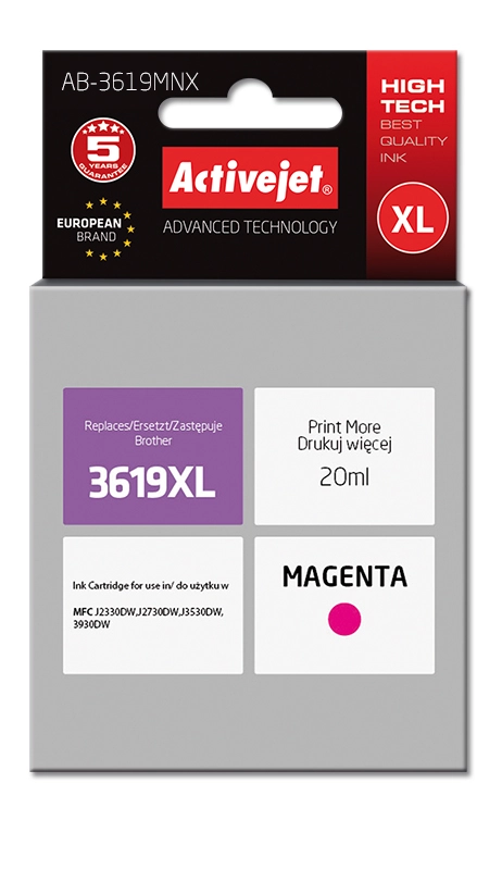 Activejet AB-3619MNX ink (replacement for Brother