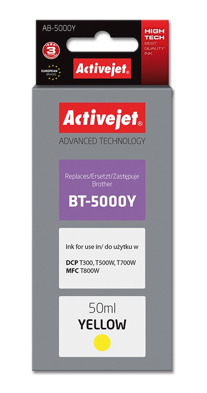 Activejet AB-5000Y ink (replacement for Brother