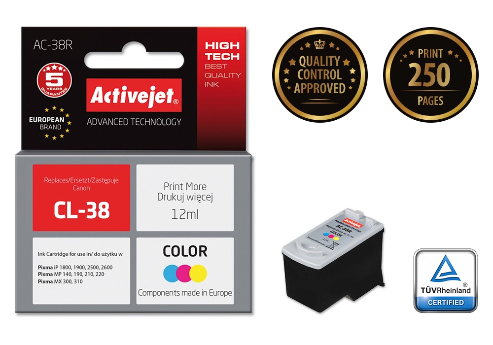 Activejet AC-38R ink (replacement for Canon