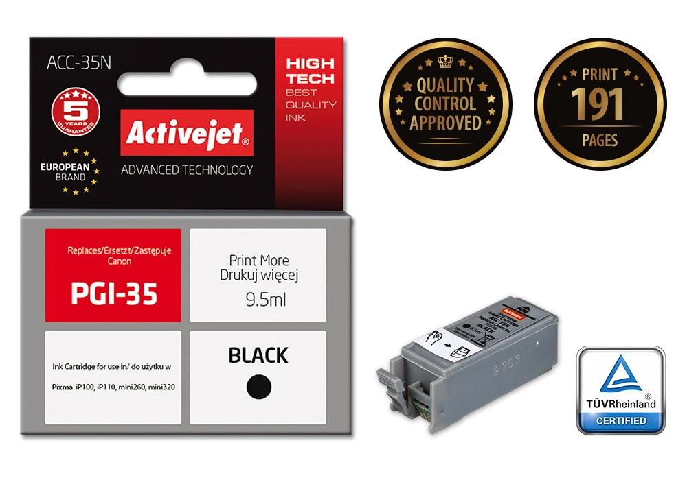Activejet ACC-35N ink (replacement for Canon