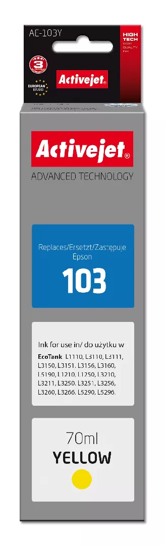 Activejet AE-103Y ink (replacement Epson 103