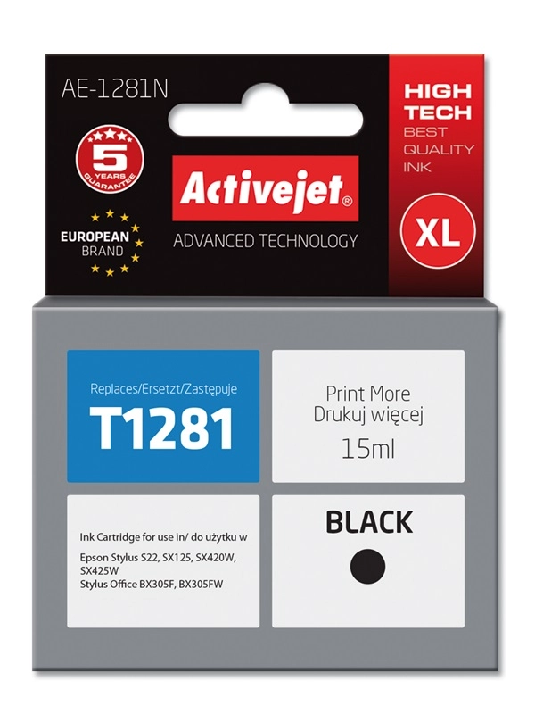 Activejet AE-1281N ink (replacement for Epson