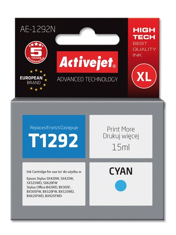 Activejet AE-1293N ink (replacement for Epson