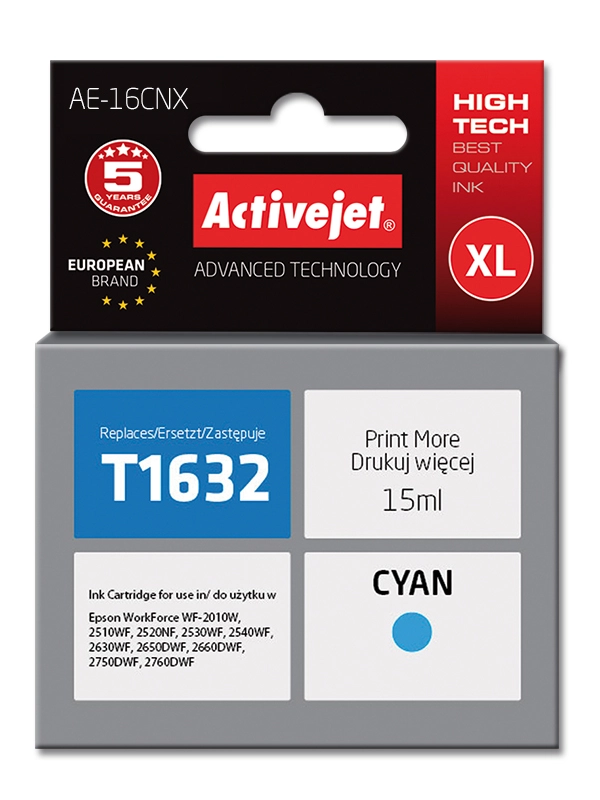 Activejet AE-16CNX ink (replacement for Epson