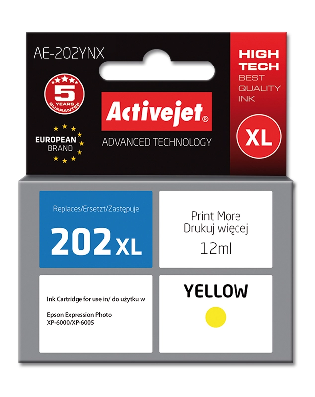 Activejet AE-202YNX ink (replacement for Epson