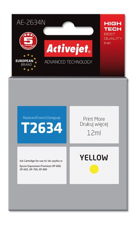 Activejet AE-2634N ink (replacement for Epson