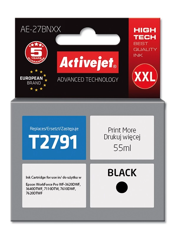 Activejet AE-27BNXX ink (replacement for Epson