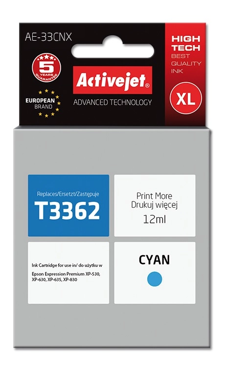 Activejet AE-33CNX ink (replacement for Epson
