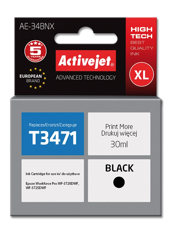Activejet AE-34BNX ink (replacement for Epson