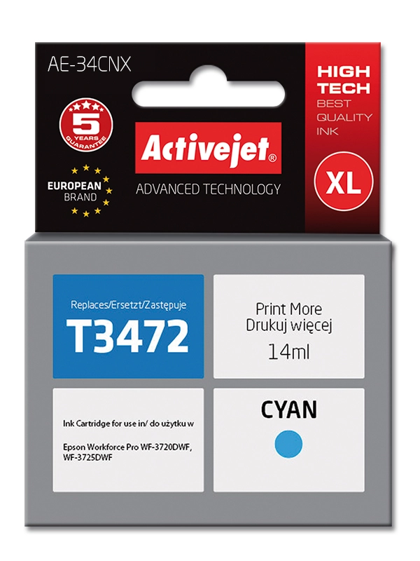 Activejet AE-34CNX ink (replacement for Epson