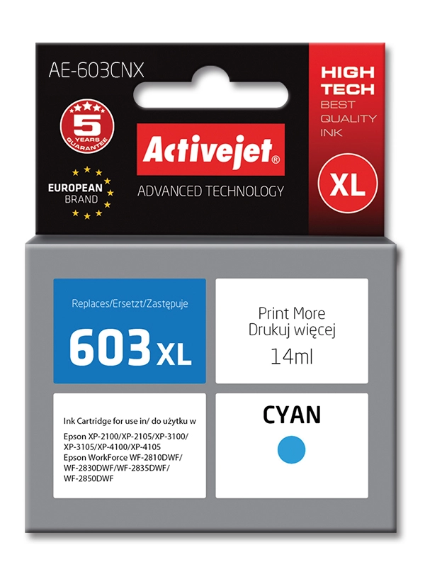Activejet AE-603CNX ink (replacement for Epson